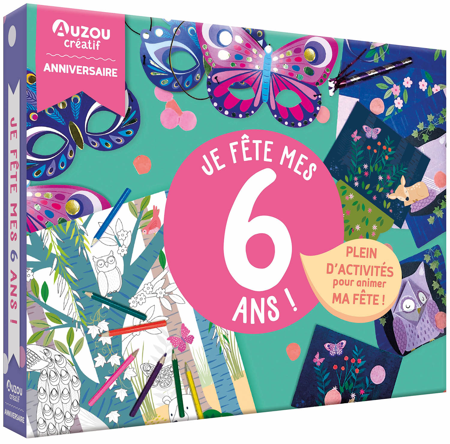 ATELIER CREATIF - MON COFFRET ANNIVERSAIRE : JE FETE MES 6 ANS !