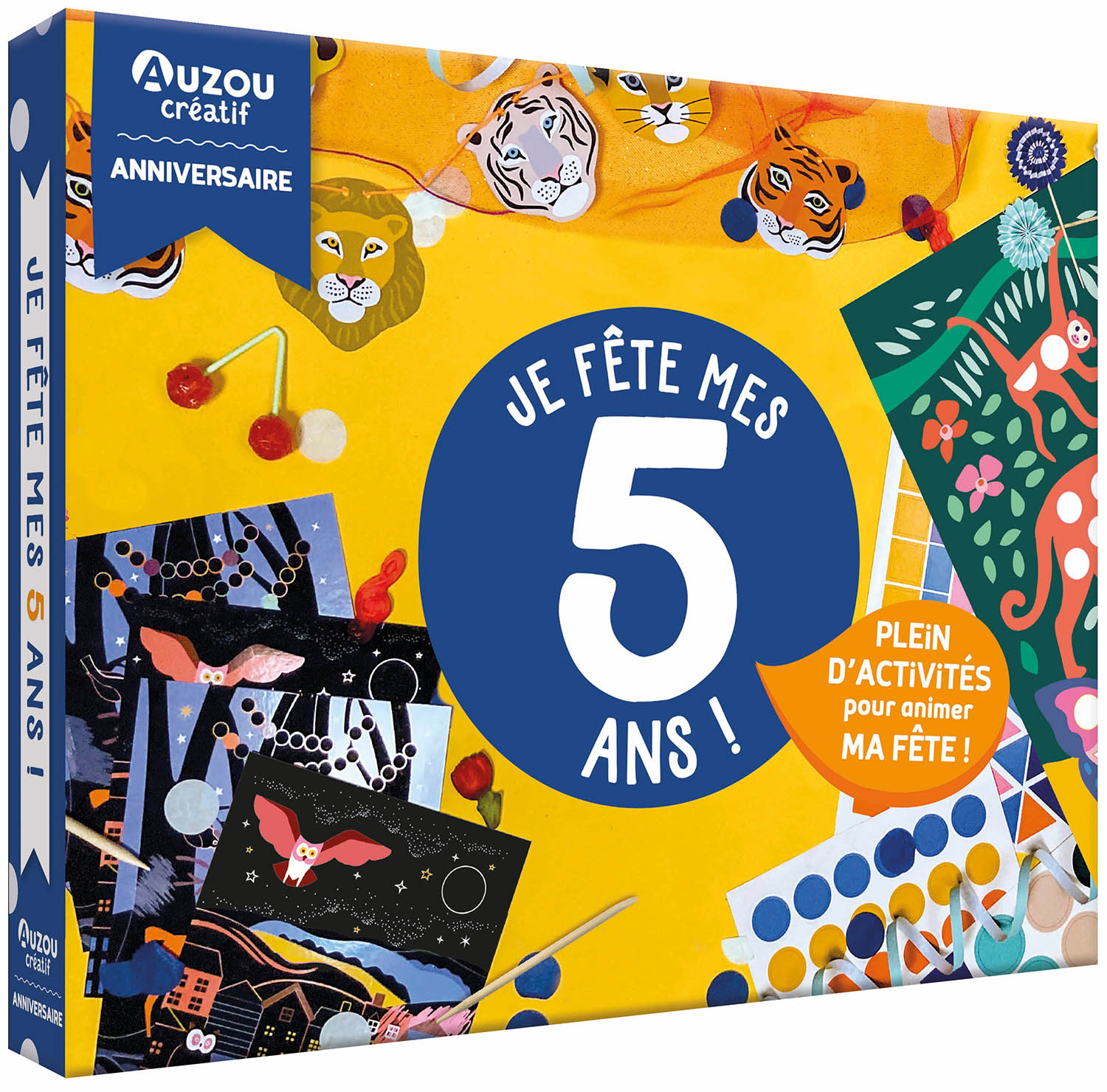 ATELIER CREATIF - MON COFFRET ANNIVERSAIRE : JE FETE MES 5 ANS !