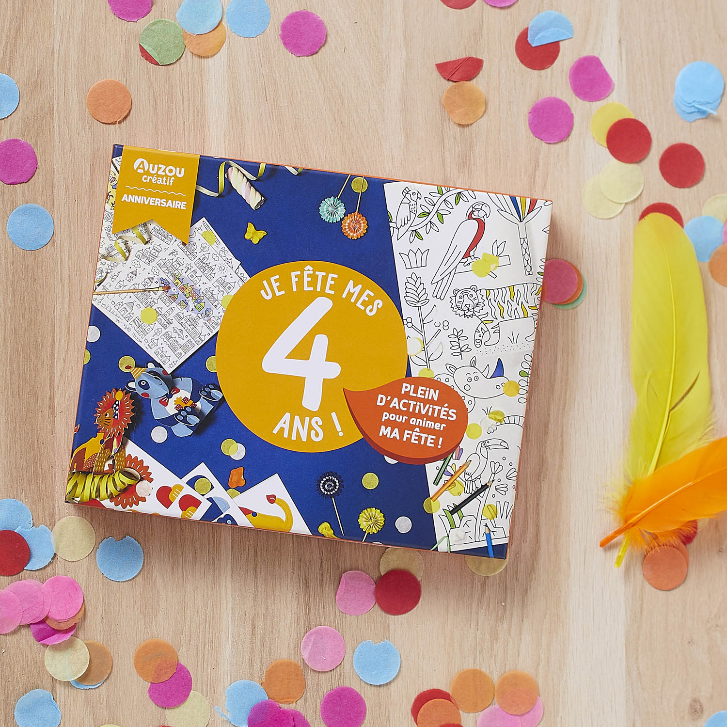 atelier creatif - mon coffret anniversaire : je fete mes 4 ans !