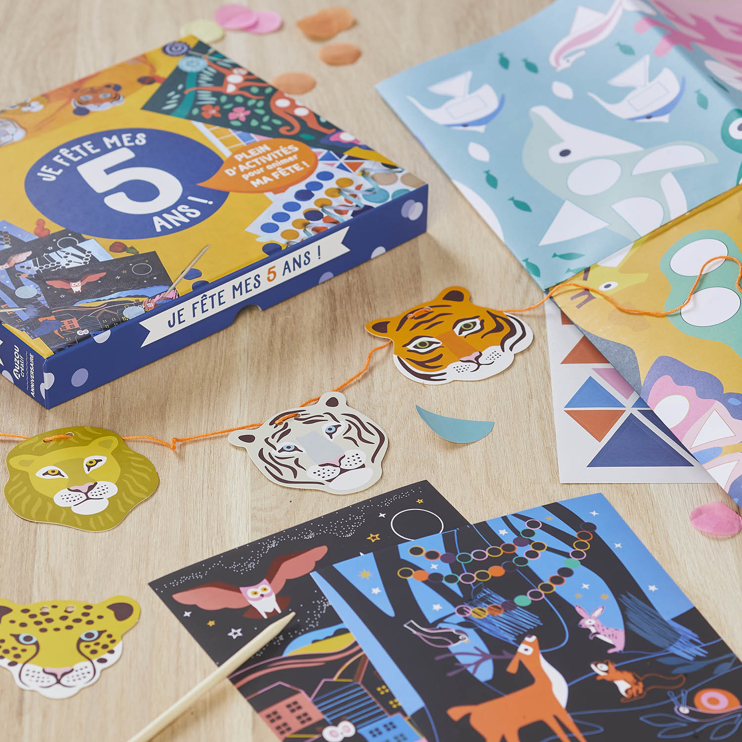 atelier creatif - mon coffret anniversaire : je fete mes 5 ans !